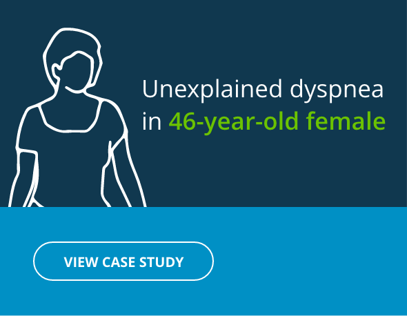 unexplained dyspnea radiology case study
